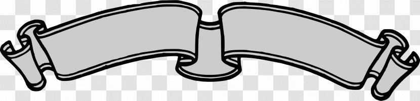 Ribbon Banner Clip Art - Symbol - Grey Cliparts Transparent PNG