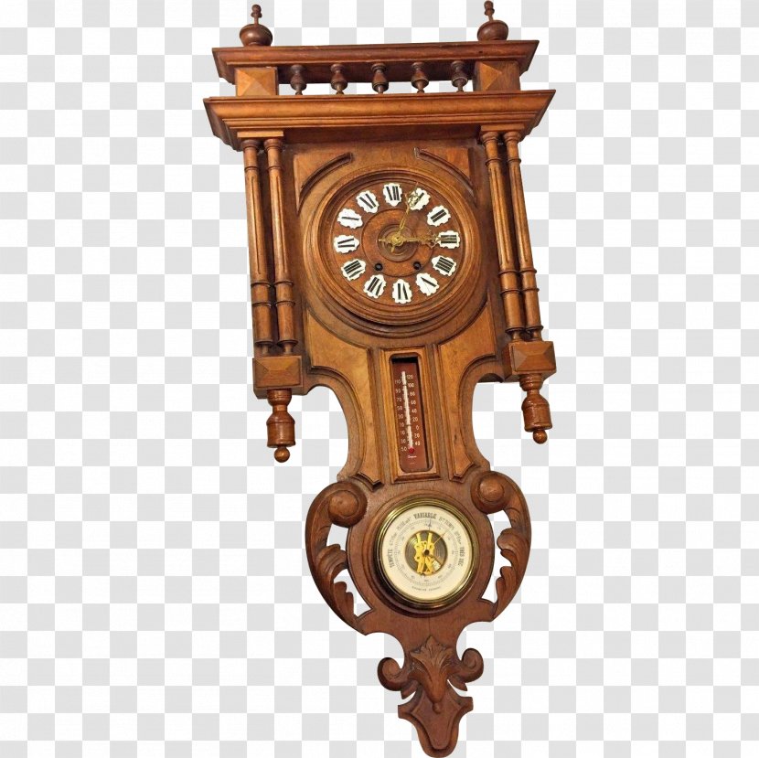 Cuckoo Clock Barometer Dial Antique Transparent PNG