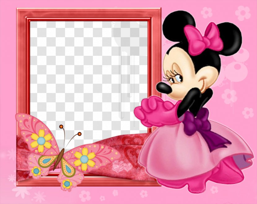 Minnie Mouse Mickey Picture Frames Photography - Drawing - Magnet Transparent PNG