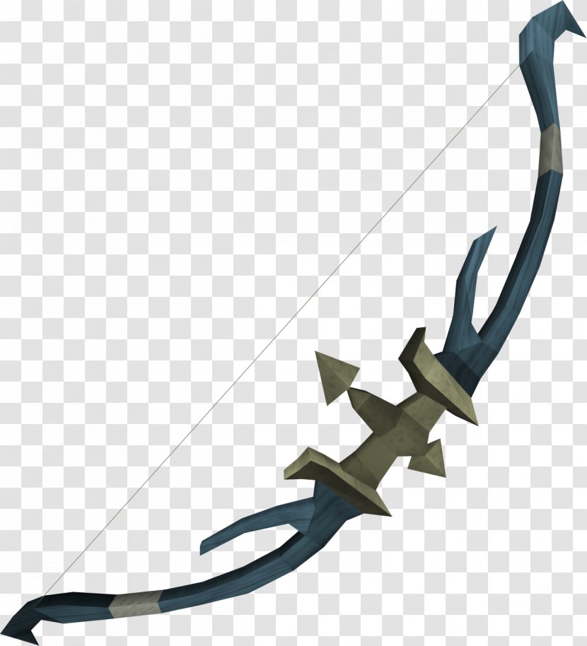 RuneScape Bow And Arrow Longbow Weapon - Wiki - Archery Transparent PNG