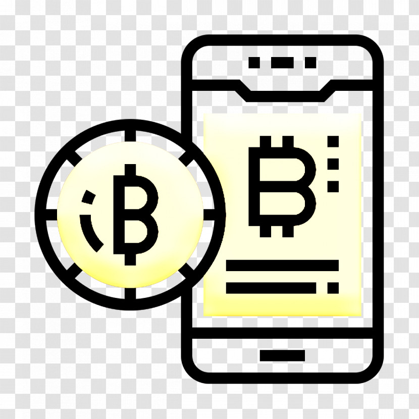 Blockchain Icon Smartphone Icon Bitcoin Icon Transparent PNG