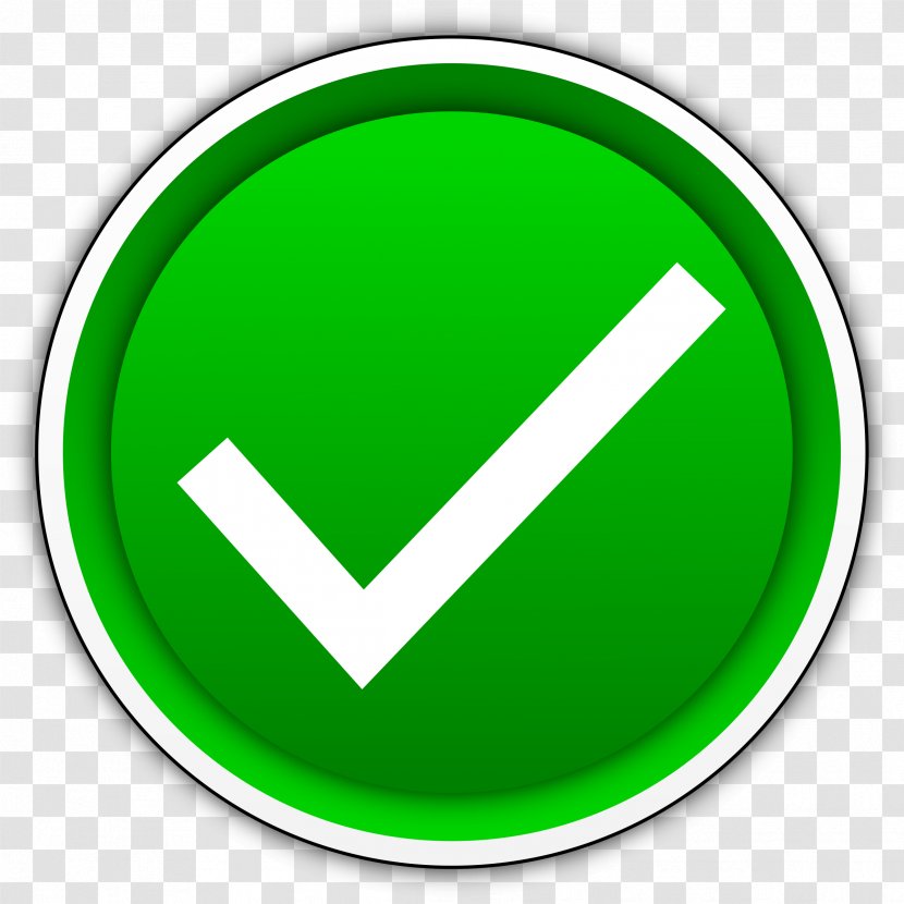 Check Mark Symbol Clip Art - Free Content - Green Yes Transparent PNG