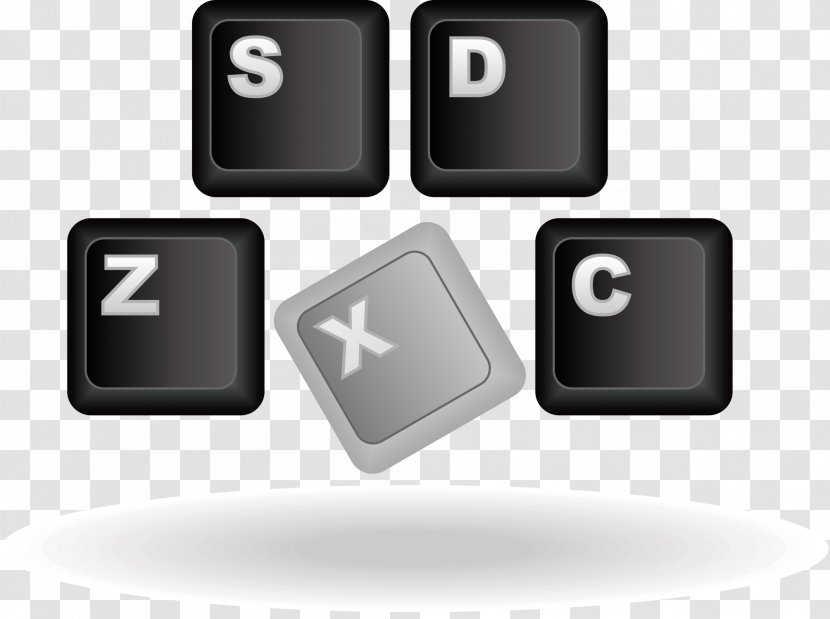 Computer Keyboard Mouse Icon - Coreldraw - Vector Black Transparent PNG