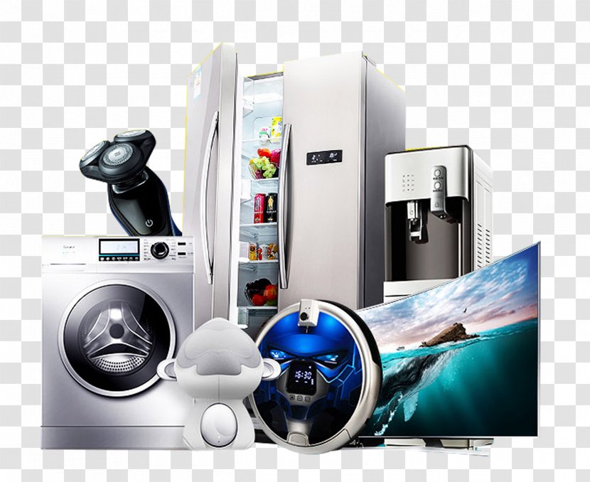Home Appliance Icon - Refrigerators, Air Conditioners, Washing Machines, Household Appliances Transparent PNG