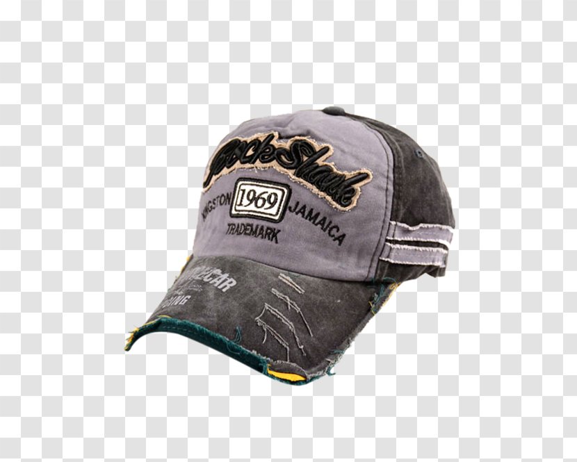 Baseball Cap Hat Embroidery - Full Mink Transparent PNG