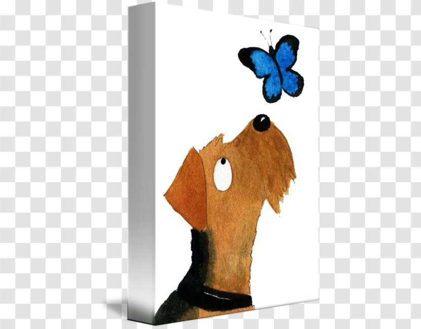 Airedale Terrier Butterfly Canidae - Moth Transparent PNG