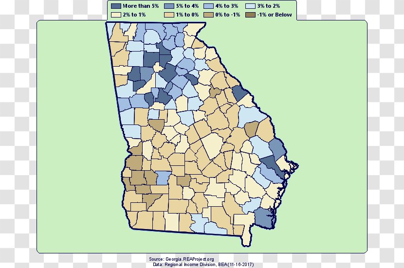 Georgia Water Resources Map Pattern Transparent PNG