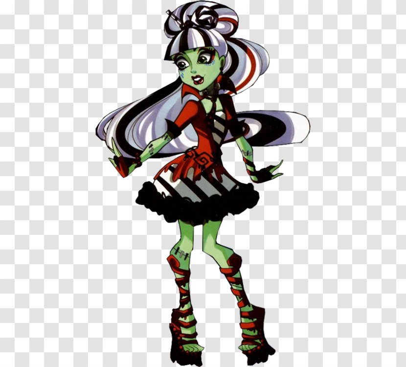 Frankie Stein Cleo DeNile Monster High Work Of Art - Fictional Character - Color Sweet Transparent PNG