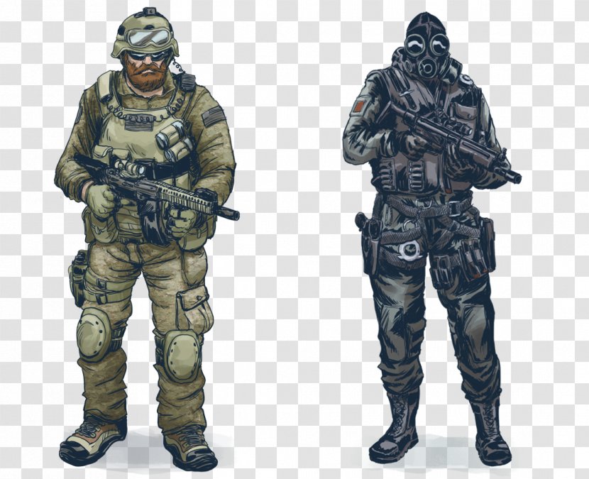 Soldier Military Camouflage Tactics Infantry - Uniform Transparent PNG