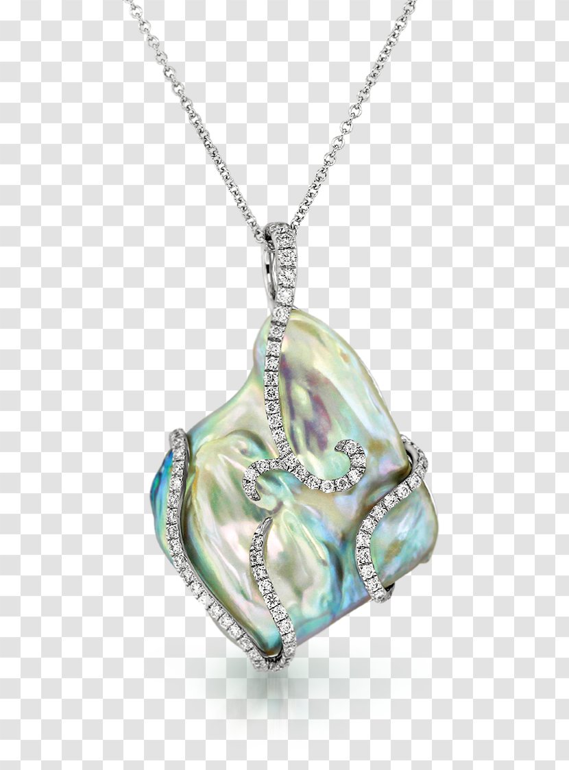 Locket Cultured Pearl Jewellery Akoya Oyster Transparent PNG