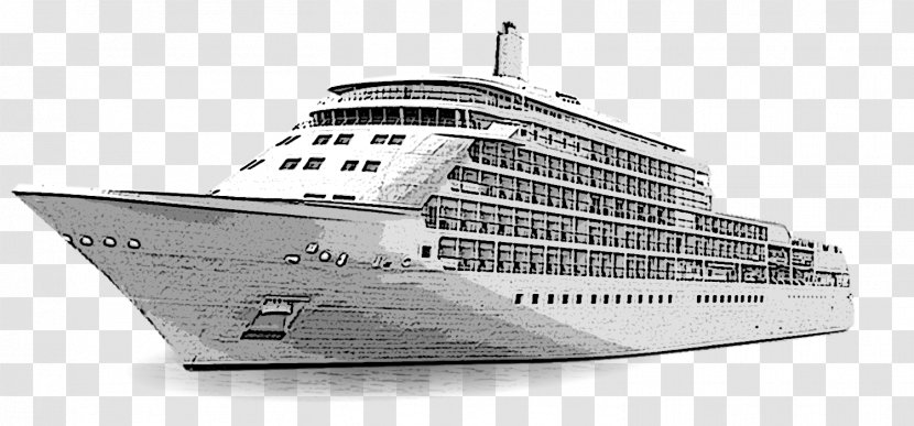 Cruise Ship Drawing Yacht Cartoon Transparent PNG