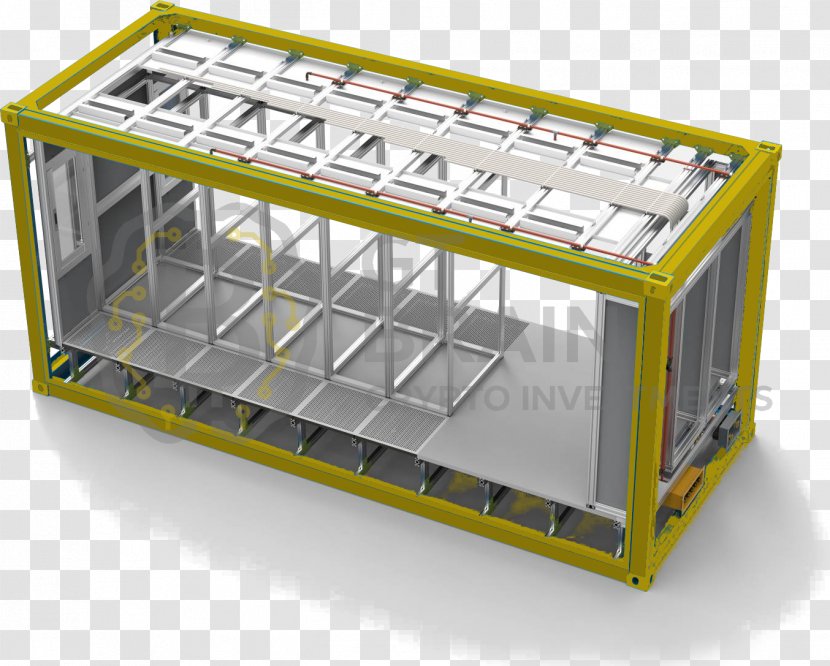Intermodal Container Modular Data Center Bitcoin Network Containerization - Computer - Cryptocurrency Transparent PNG