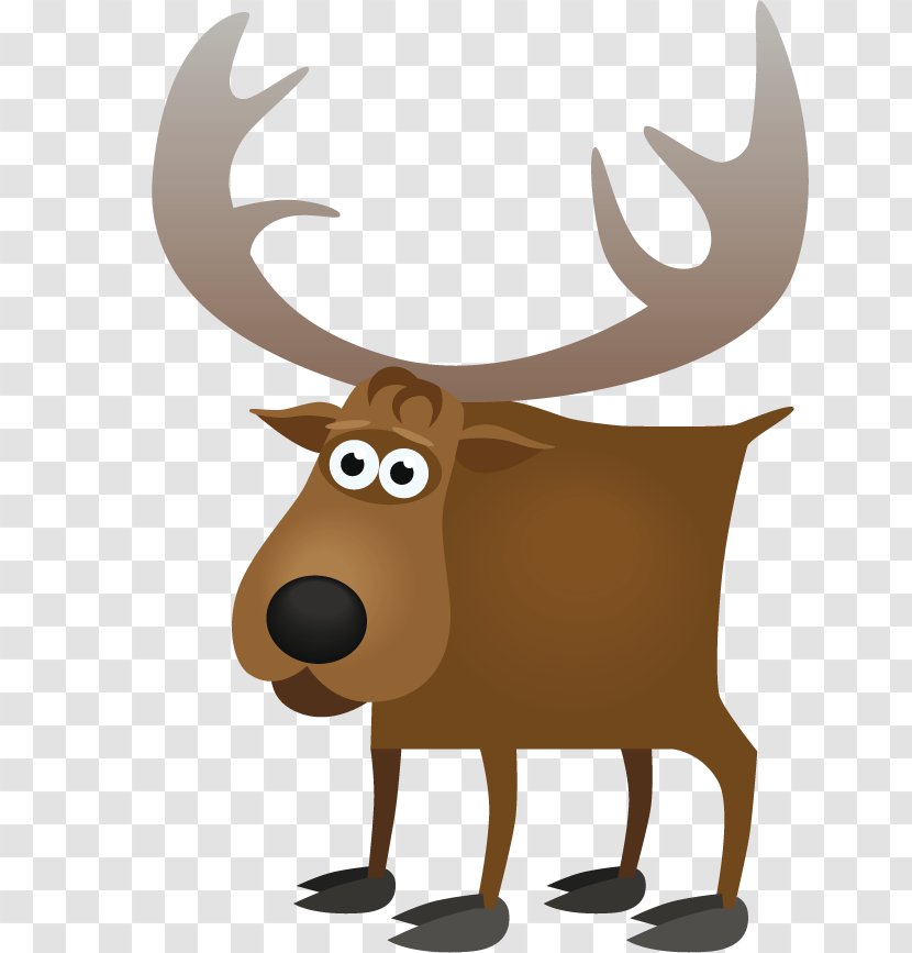 Deer Moose Cartoon Clip Art - Animated Film Transparent PNG