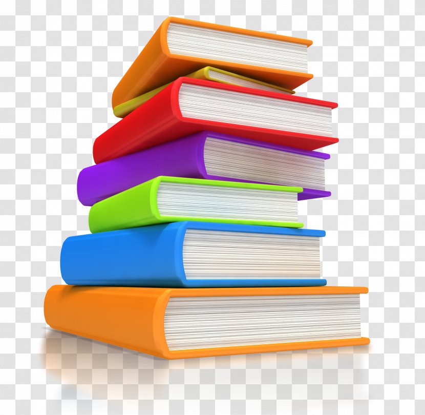 Book Library Clip Art - Stack Transparent PNG