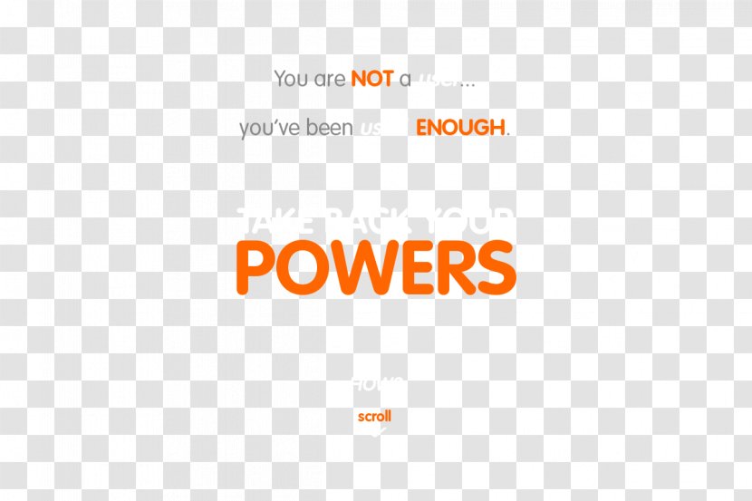 Brand Logo Font - Orange - Enough Transparent PNG