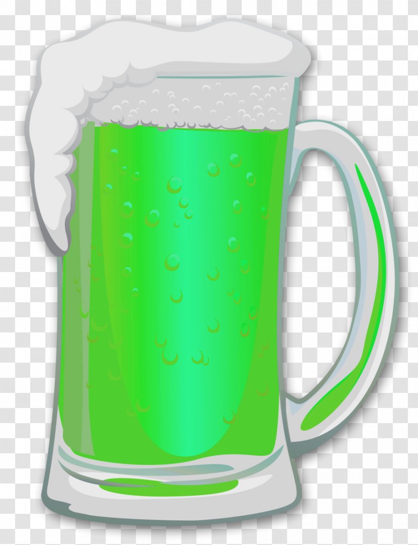 Beer Glasses Saint Patrick's Day Clip Art - In Germany - Green Cliparts Transparent PNG