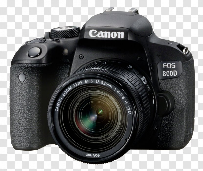 Canon EOS 77D Digital SLR Camera Eos Rebel T7i EF-S 18-55 Is STM Kit - Single Lens Reflex - 77d Transparent PNG
