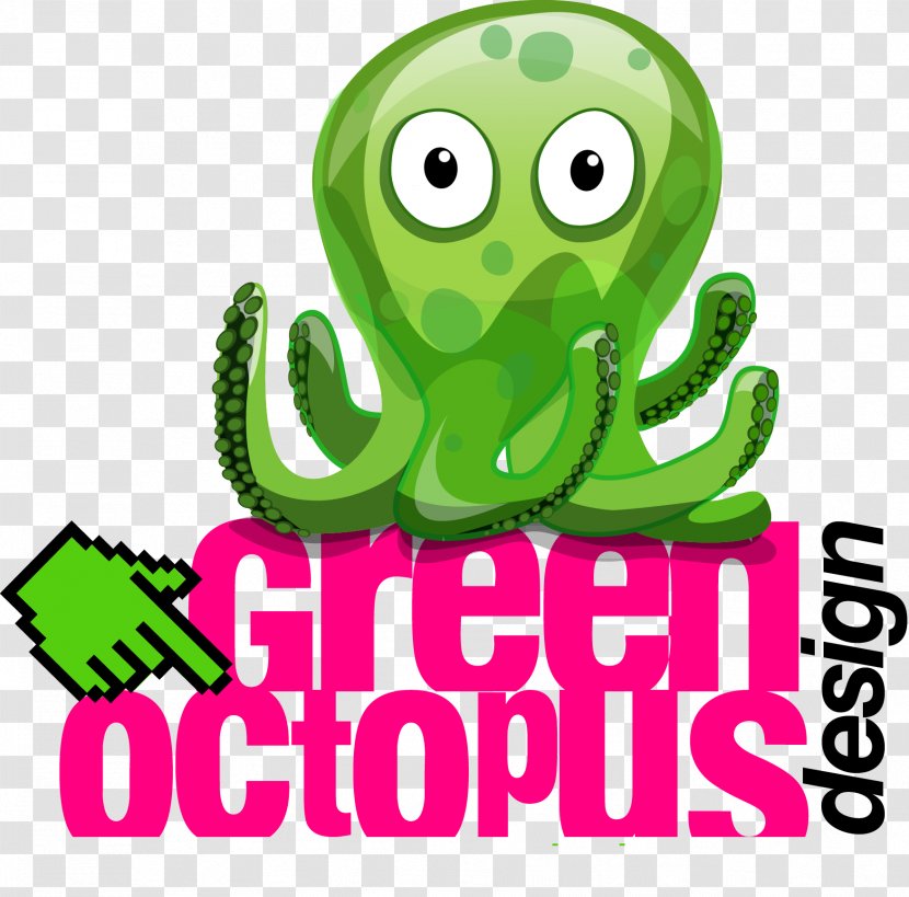 Octopus Green Logo Clip Art - Organism - Design Transparent PNG