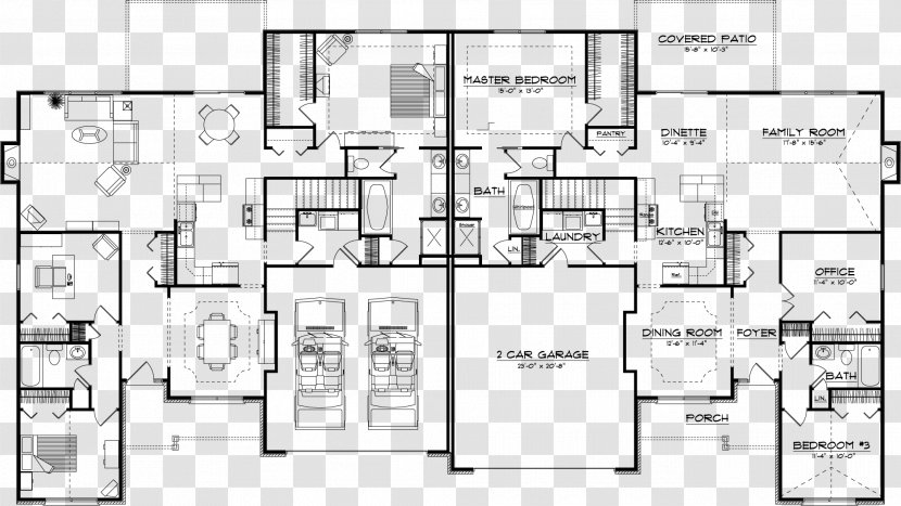 Floor Plan Technical Drawing - Area - Design Transparent PNG