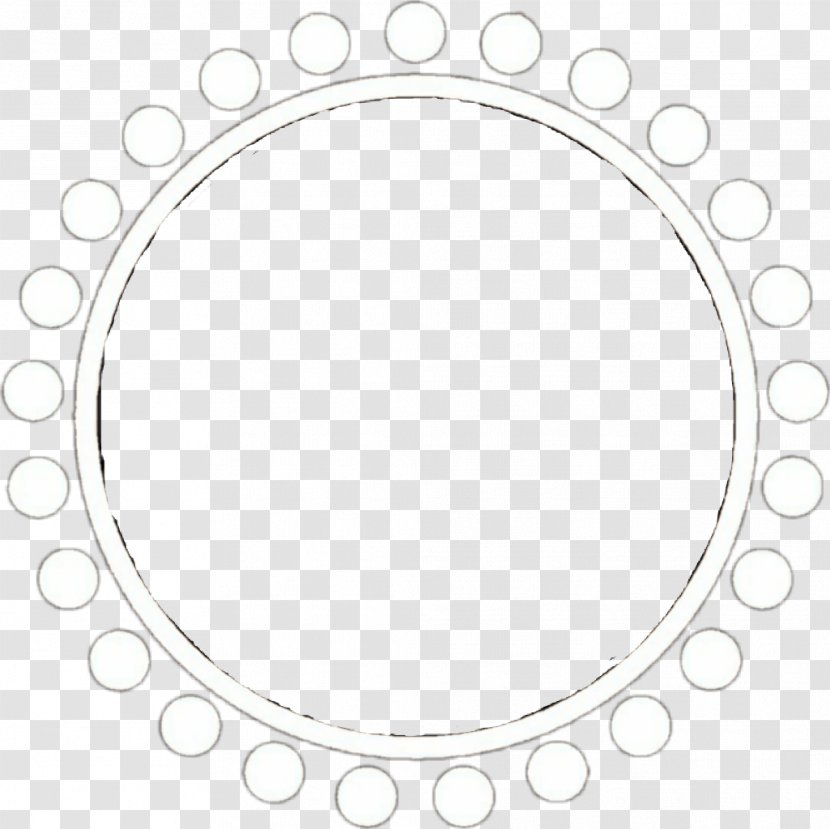 Circle White Point Body Jewellery - Oval - Pleasantly Cool Transparent PNG