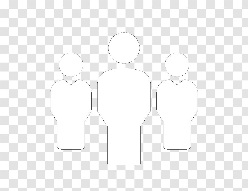 White Line Angle - Black And - Team Members Transparent PNG