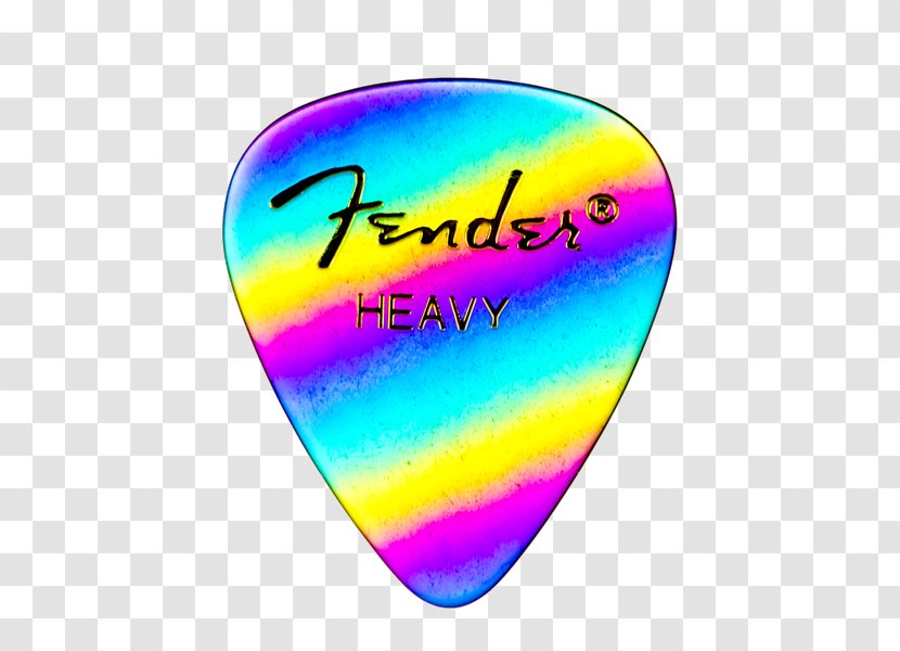 Guitar Picks Fender 351 Shape Premium Musical Instruments Corporation Rainbow Plectrum Transparent PNG