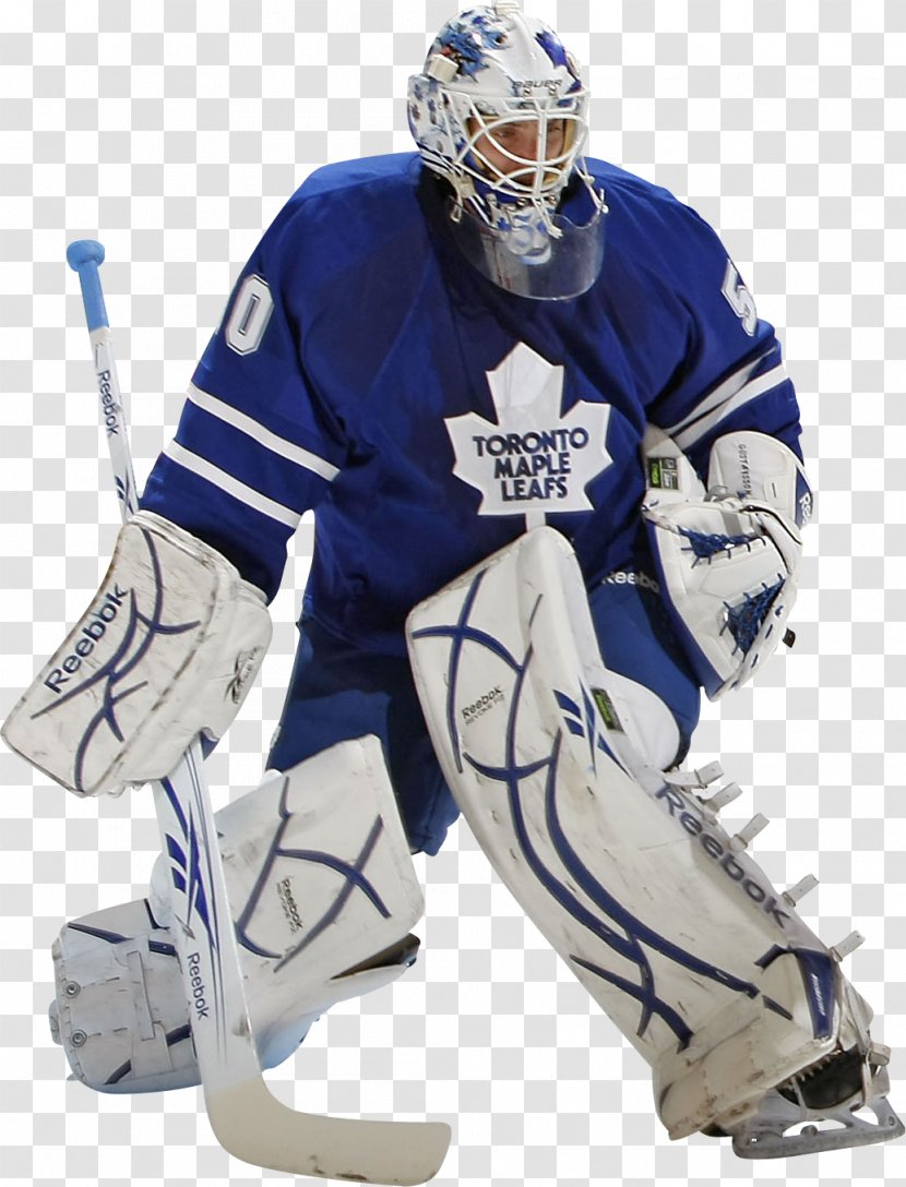 Goaltender Mask Toronto Maple Leafs Lacrosse Helmet Ice Hockey - American Football Transparent PNG