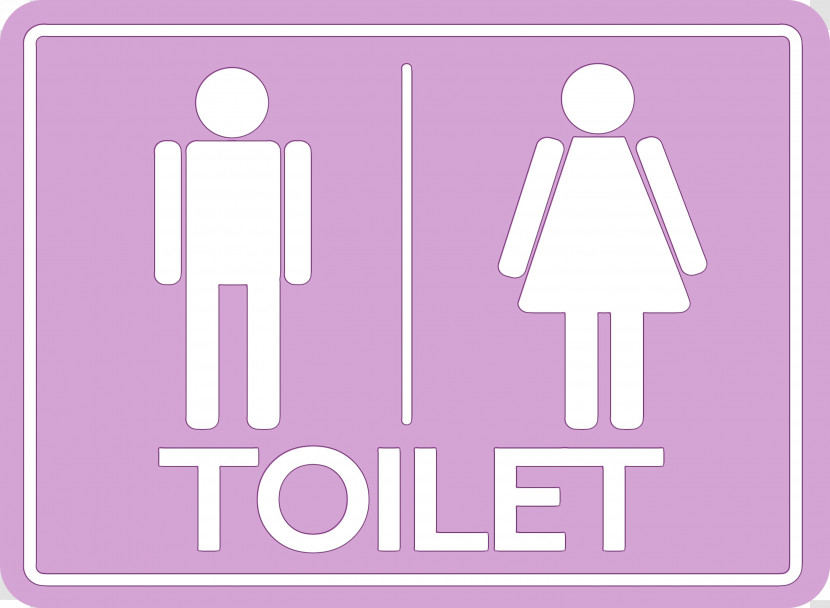 Gender Symbol Public Toilet Toilet Symbol Transparent PNG