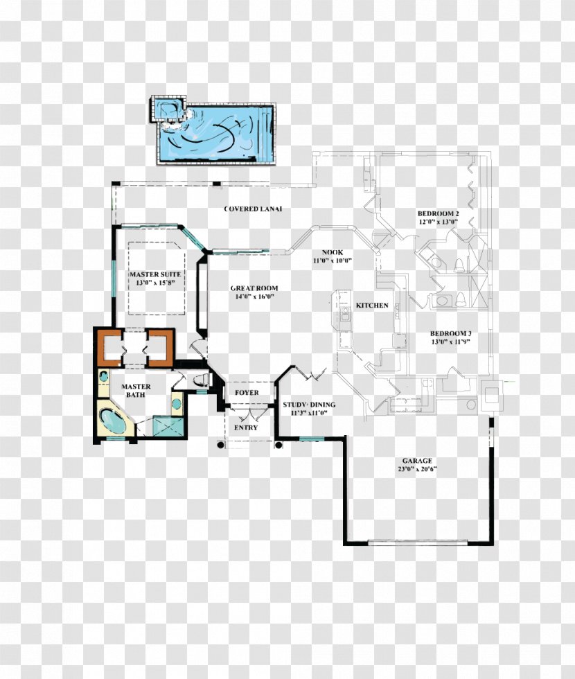 Ramos Builders Southeast 47th Terrace Floor Plan - Cape Coral - Kitchen Brokers Queensland Transparent PNG