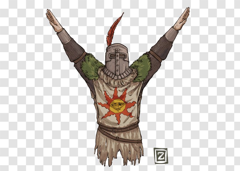 Dark Souls Solaire Of Astora Drawing Knight Bloodborne - Decal Transparent PNG