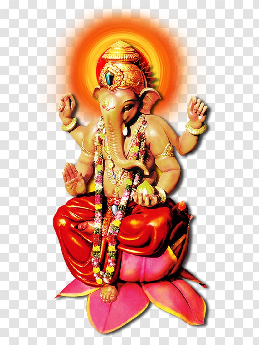 MumbaiCha Raja Shiva Ganesha Lalbaugcha Parvati - Deity Transparent PNG