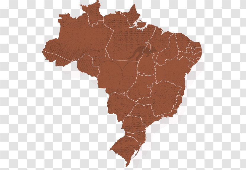 Regions Of Brazil Blank Map World - Royaltyfree Transparent PNG