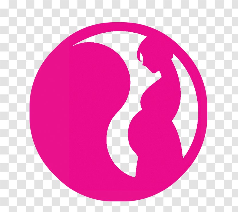 Pregnancy Clip Art Logo Miscarriage Morning Sickness - Pink - Insignia Transparent PNG