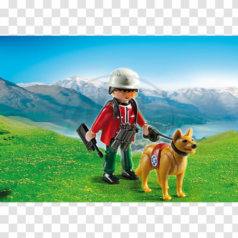 Dog Toy Mountain Rescue Playmobil Rescuer - Search And Transparent PNG