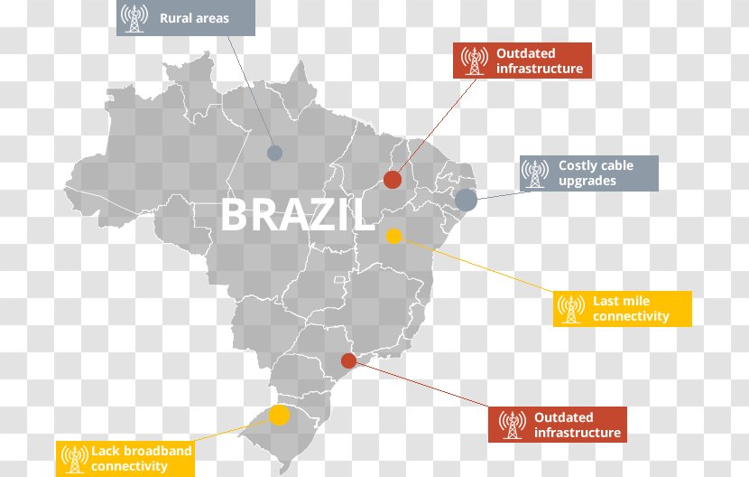 Vector Map Brazil Transparent PNG