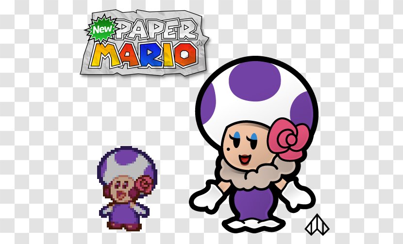 Mario Kart 7 Toad Party DS Paper - Purple Transparent PNG