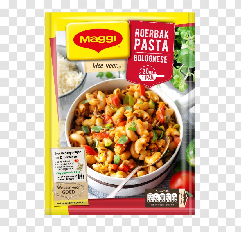 Vegetarian Cuisine Bolognese Sauce Carbonara Pasta Maggi Seasoning - Kantenklaar - Vegetable Transparent PNG