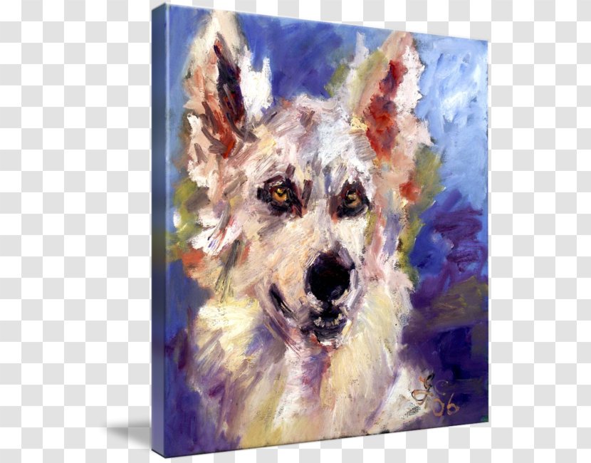 Watercolor Painting Dog Breed Australian Cattle Oil Paint - Dogs Transparent PNG