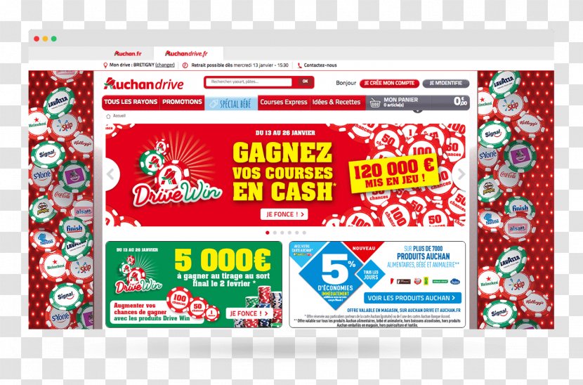 Brand Advertising - Auchan Transparent PNG