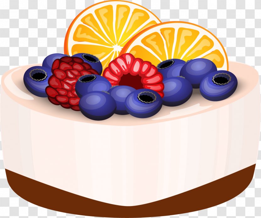 Torte Fruitcake Shortcake Cream - Blueberry - Cake Pattern Transparent PNG