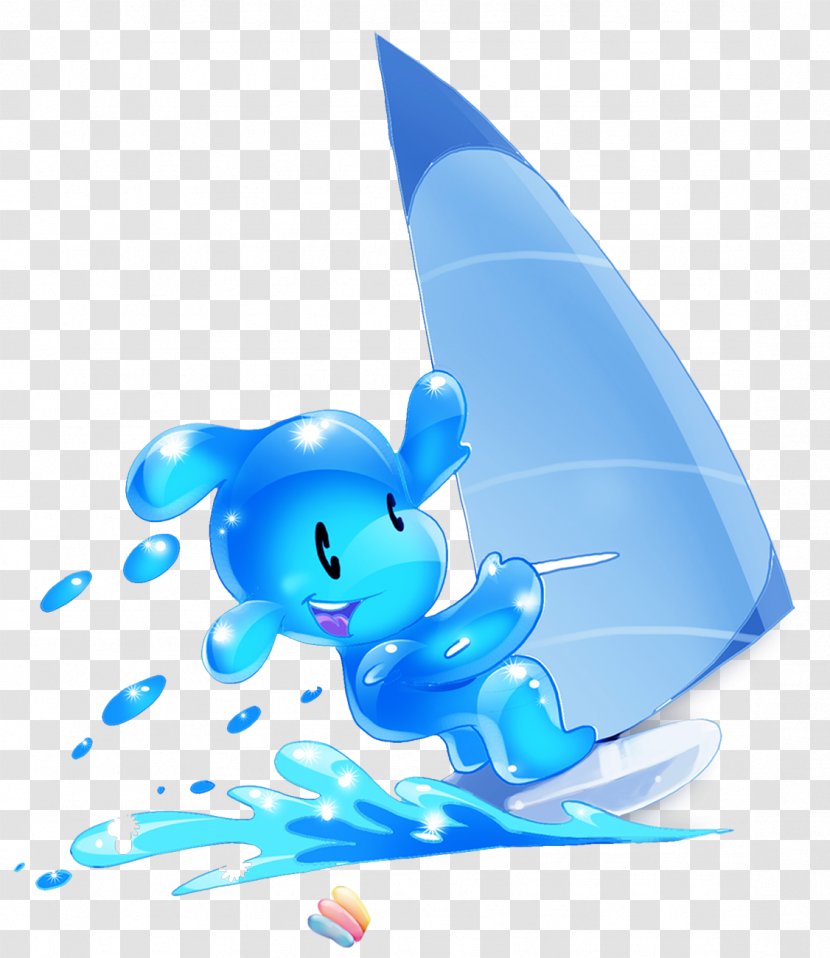 Sailing Ship - Cartoon - Water Baby Transparent PNG