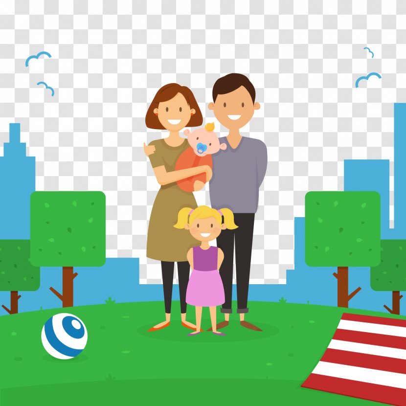 Family Day - Leisure - Vector In The Park Transparent PNG