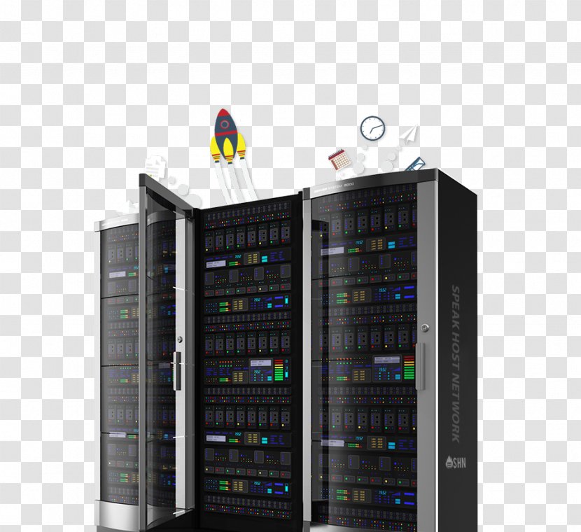 Server Room Computer Servers 19-inch Rack Information Technology Colocation Centre - System Transparent PNG