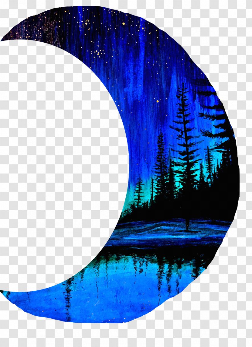 Desktop Wallpaper Drawing Night Sky Art - Painting - Mystique Transparent PNG