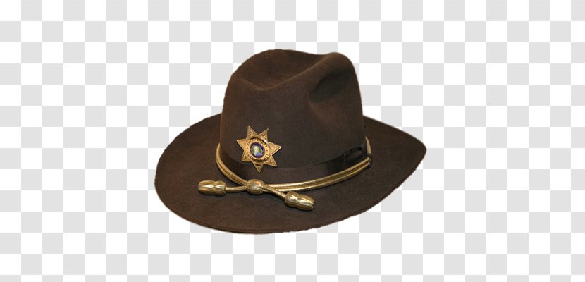 Fedora Los Angeles County Sheriff's Department Hat - Sheriff Transparent PNG