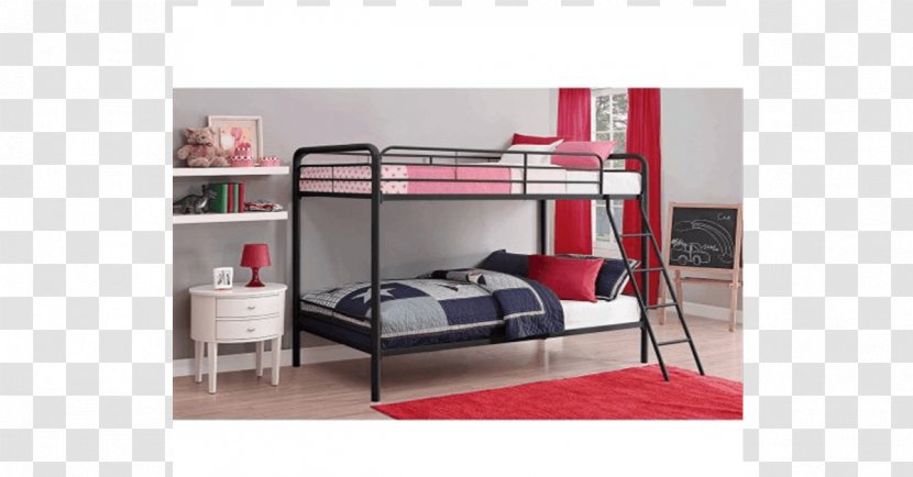 Bunk Bed Frame Bedroom Size - Bedding Transparent PNG