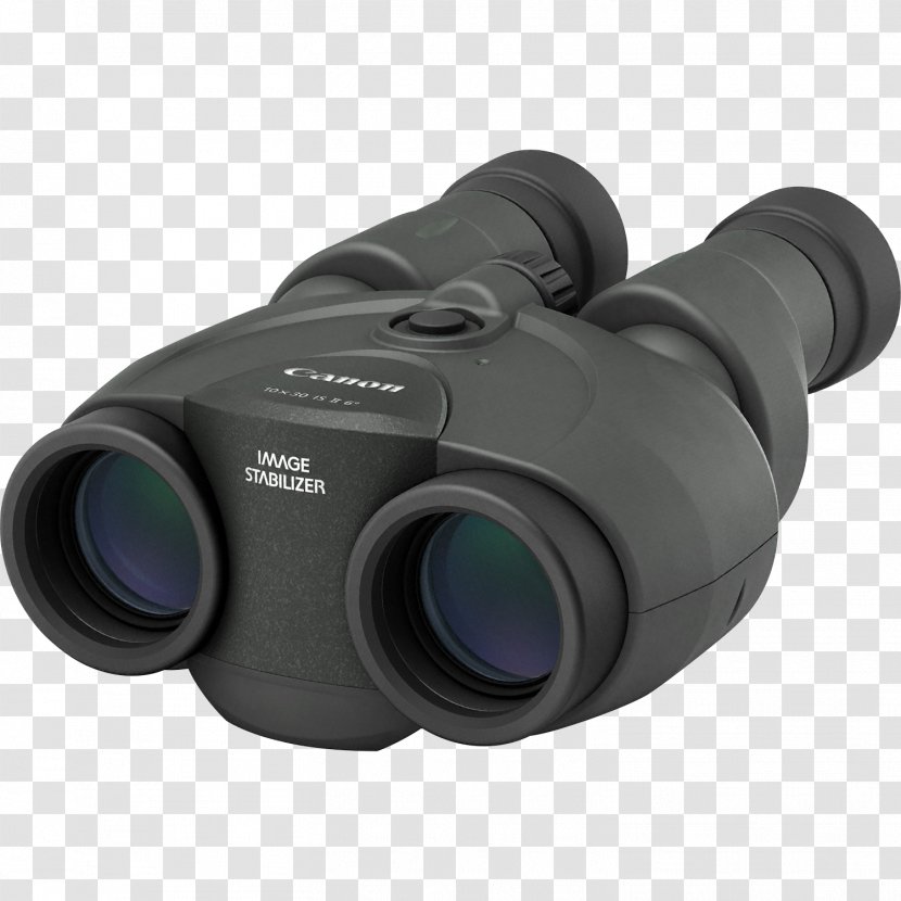 Canon EOS IS II 10x30 Image-stabilized Binoculars - Optical Instrument Transparent PNG