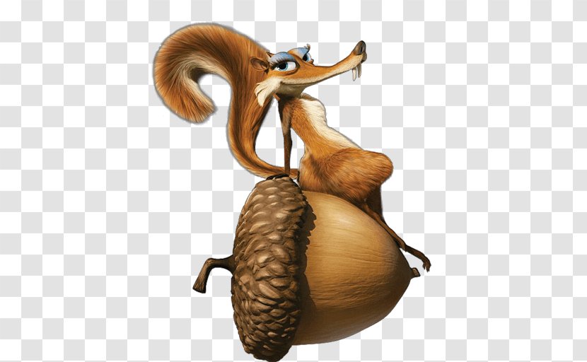 Scratte Ice Age Sid - Acorn Transparent PNG
