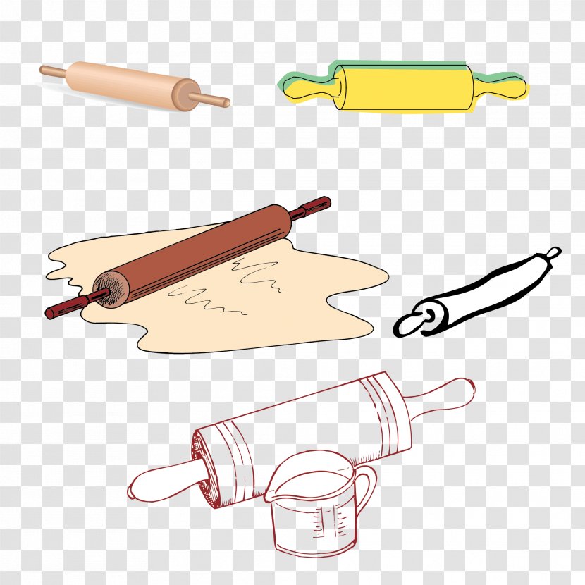 Paper Rolling Pin Kitchen Wood - Creative Collection Transparent PNG