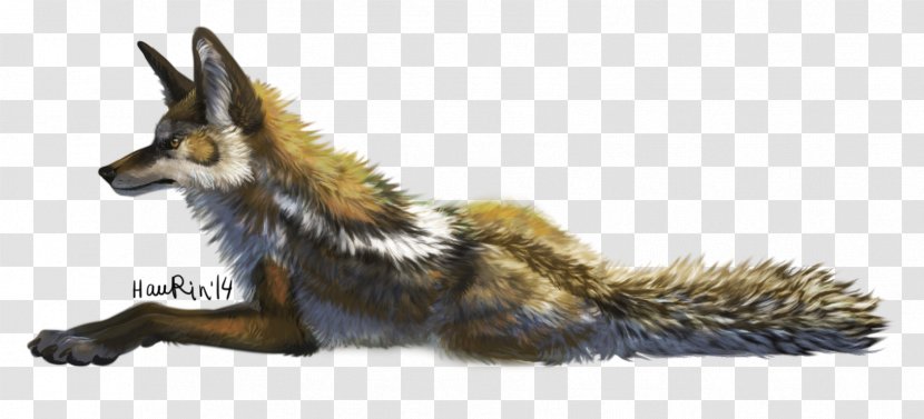 Red Fox Gray Fur Tail - Heart Transparent PNG